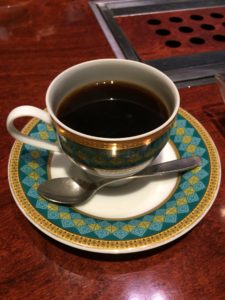 叙々苑錦糸町南口店で出てきた食後のコーヒーの写真